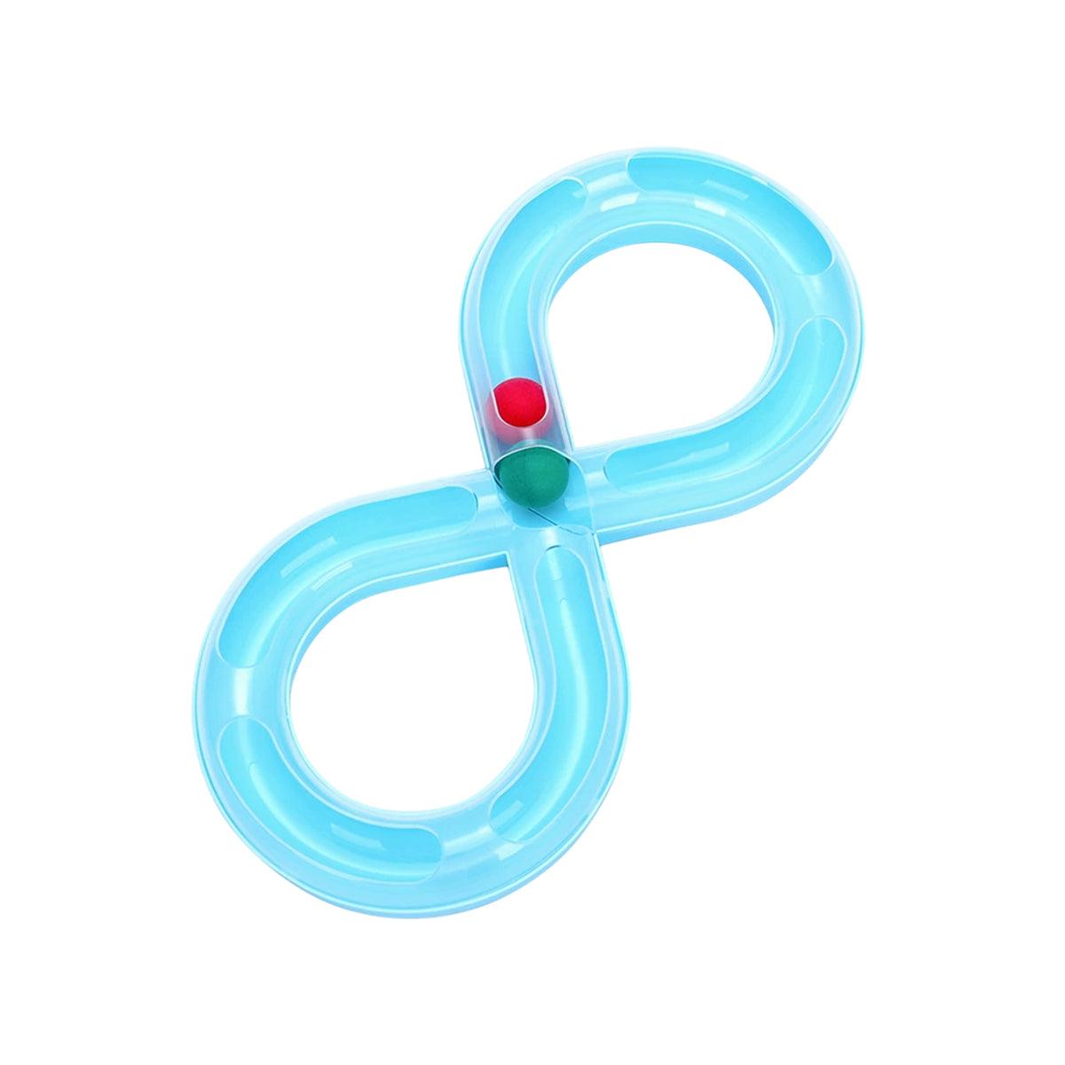 Cat Toys Carousel Teaser Tunnel Kitten Play Fighting Toy Interactive Fun for Cat-6