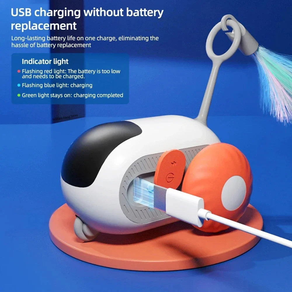 Interactive Remote-Controlled Cat Car Toy
