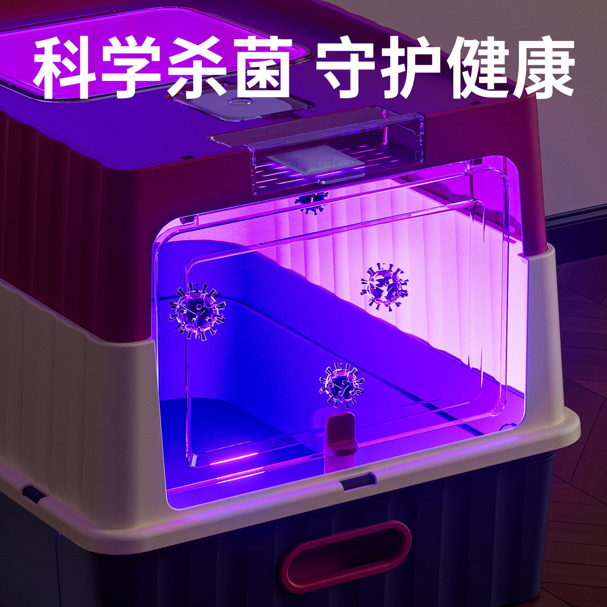 Cat Litter Box Extra Large Fully Enclosed Deodorizing Cat Toilet Drawer Type Sterilization Anti-Splash Toilet Pet Supplies Wholesale