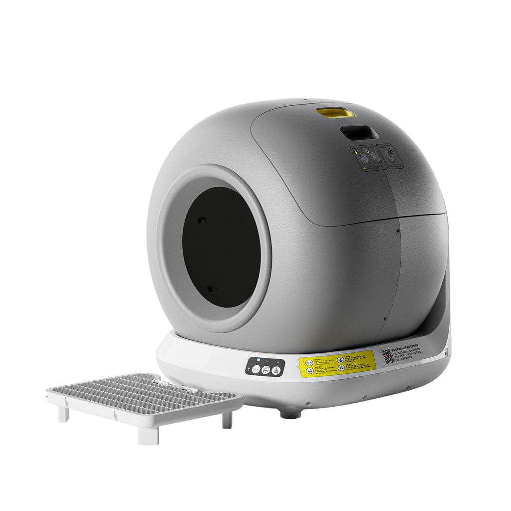 Fully Automatic Cat Litter Box With Anti-Splash Mat, Large Space, Smart App, Fully Enclosed Cat Toilet, Fully Automatic Cat Litter Box