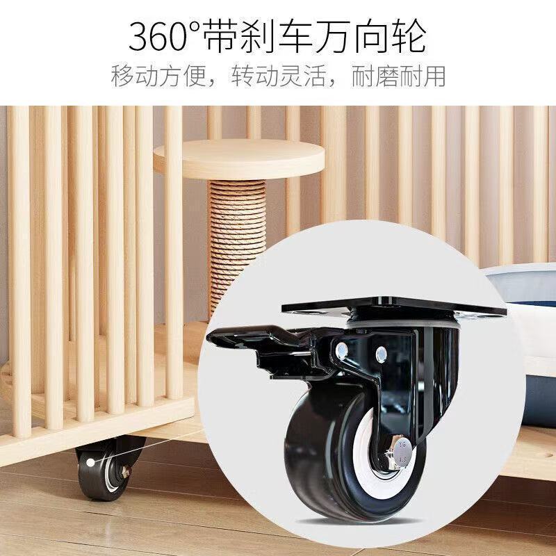 Cat Cage Made Of Solid Wood For Home Use, Cat Villa, Cat Cabinet, Indoor Luxury Large Space Clearance Sale Breeding Cat Cage Cat House