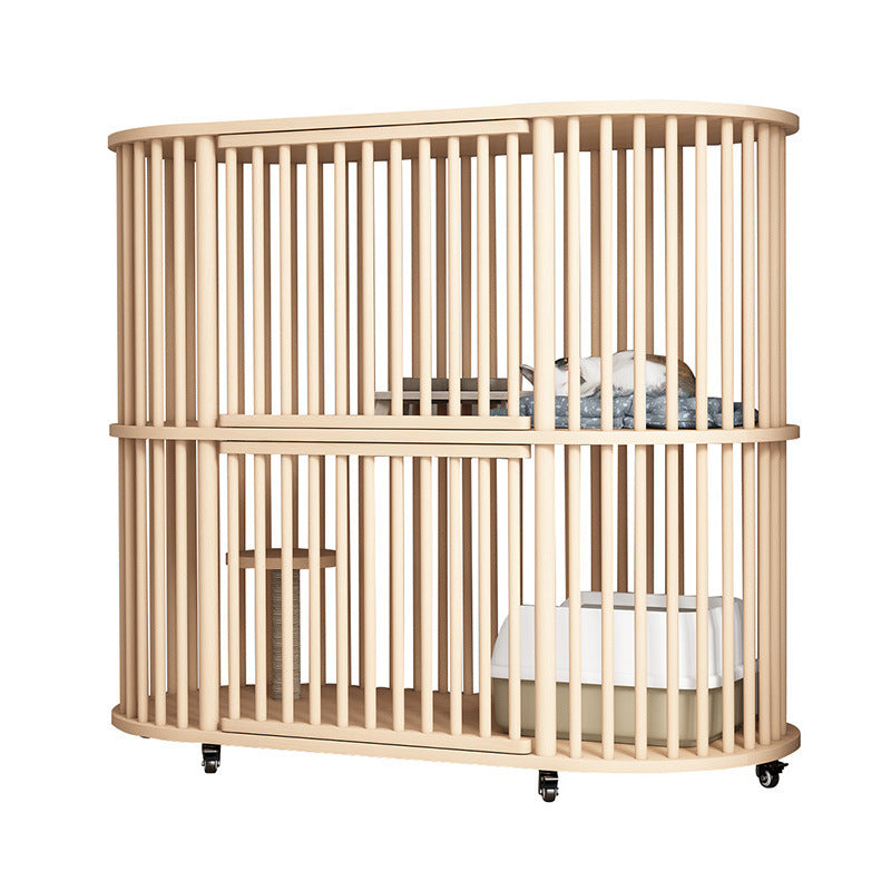Cat Cage Solid Wood Cat Cabinet Cat House Home Large Space Double Layer Cat House Luxury Large Villa Amazon