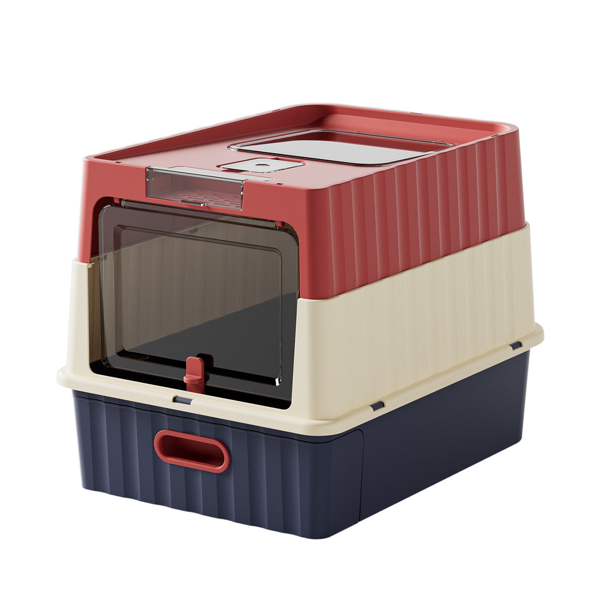 Extra-large Fully Enclosed Deodorizing Cat Litter Box, Drawer-type Sterilizing And Splash-proof Toilet, Pet Supplies Wholesale