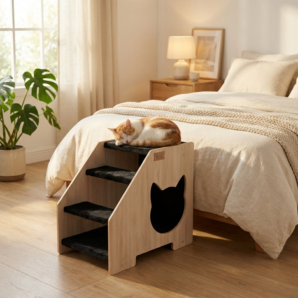 Stairs Hideout for Cats and Small Dogs – Cat Stairs, Cat Steps, Stairs for Pets, Cat Hideout & Cat Furniture