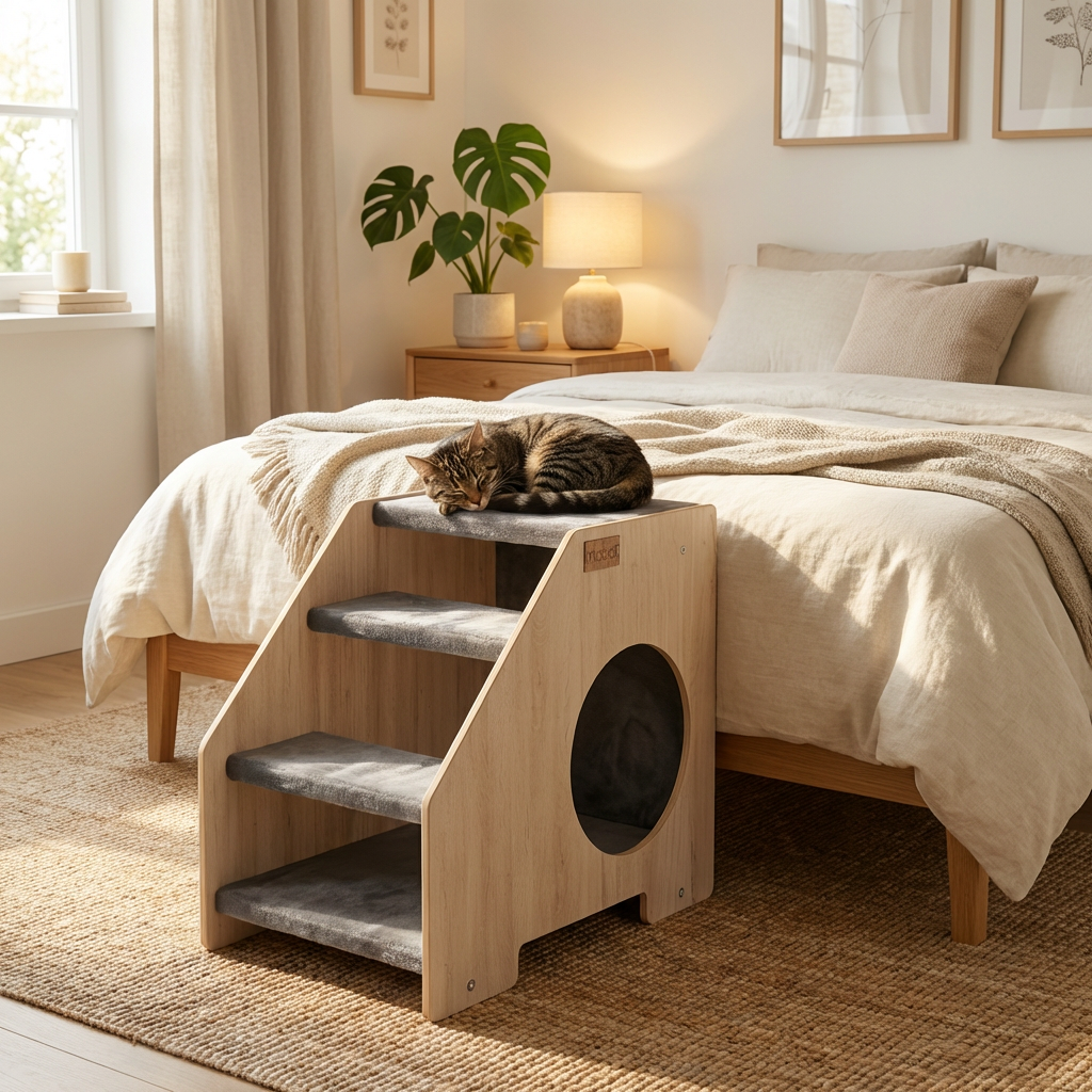 Stairs Hideout for Cats and Small Dogs – Cat Stairs, Cat Steps, Stairs for Pets, Cat Hideout & Cat Furniture