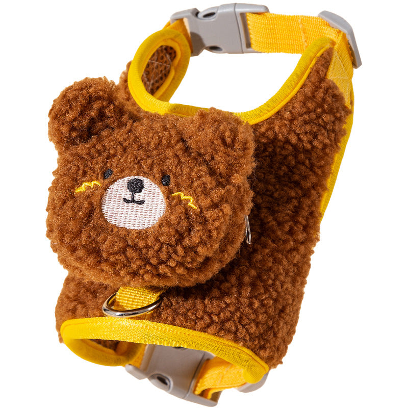 Cat Traction Rope Anti-break Out Special Cat Walking Rope Pet Strap Chain Adjustable Internet Celebrity Cat Walking Artifact