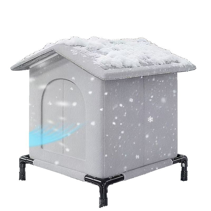 Outdoor Cat Shelter, Windproof And Waterproof, Suitable For All Seasons, Enclosed Dog House For Stray Cats, Keeps Them Warm And Protected From The Cold