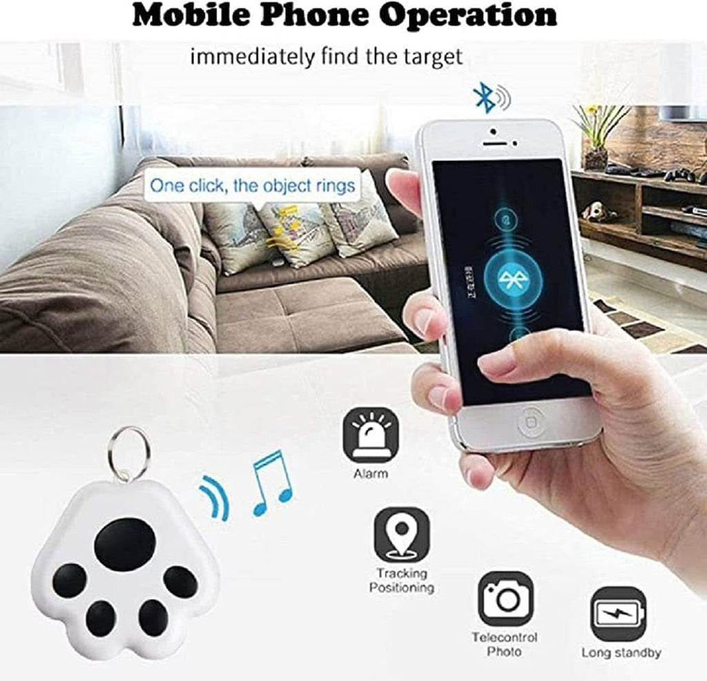 Bluetooth 4.0 Cat Paw Dog Paw Bagages Pet Child Tracker Portable Bluetooth Smart Anti-Perdu Dispositif