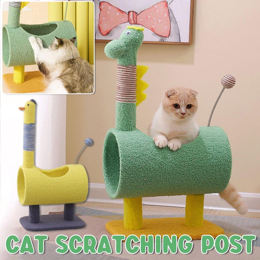 Climbing Frame Cat Scratching Post Jumping Platform Pet Toys for Cats and Kitten
