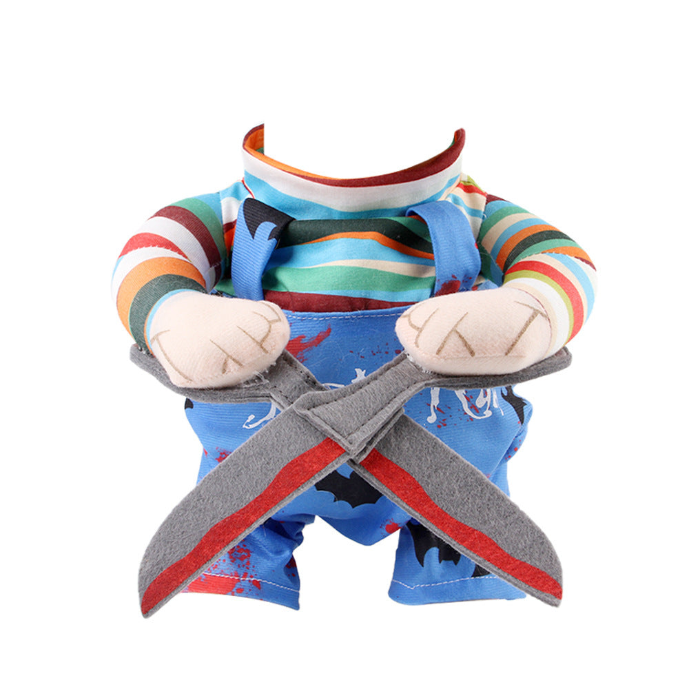 New Product Pet Halloween Scissors-Hand Funny Costume Cat With Scissors Funny Outfit Standing Transformation Costume