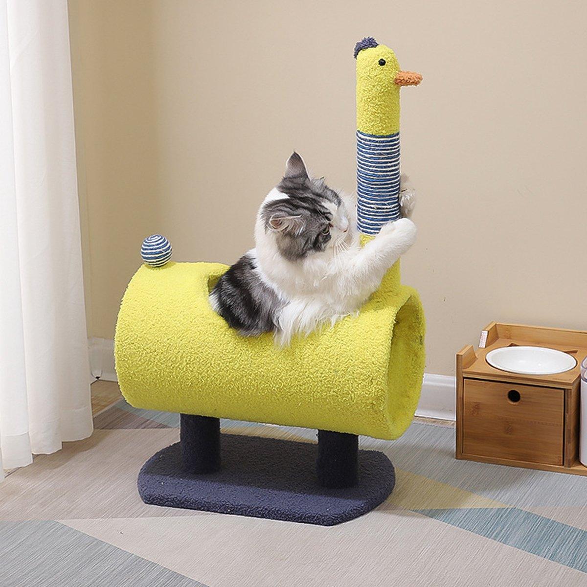 Climbing Frame Cat Scratching Post Jumping Platform Pet Toys for Cats and Kitten