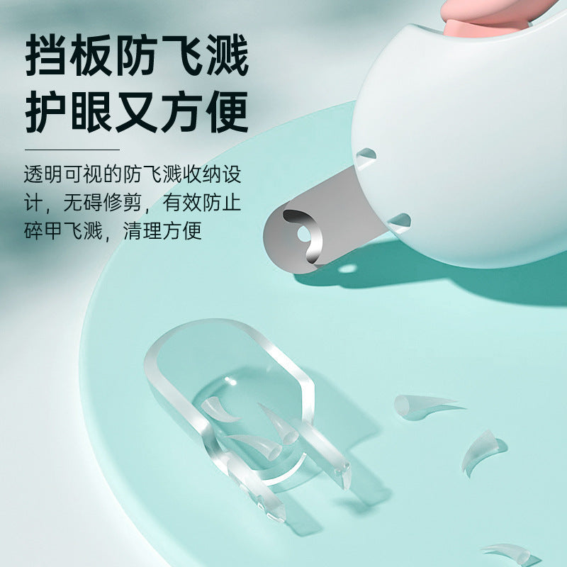 Pet Nail Clippers Cat Nail Clipper Dog Nail Clipper Nail Grinder Lamp Anti-Blood Nail Clipper Set