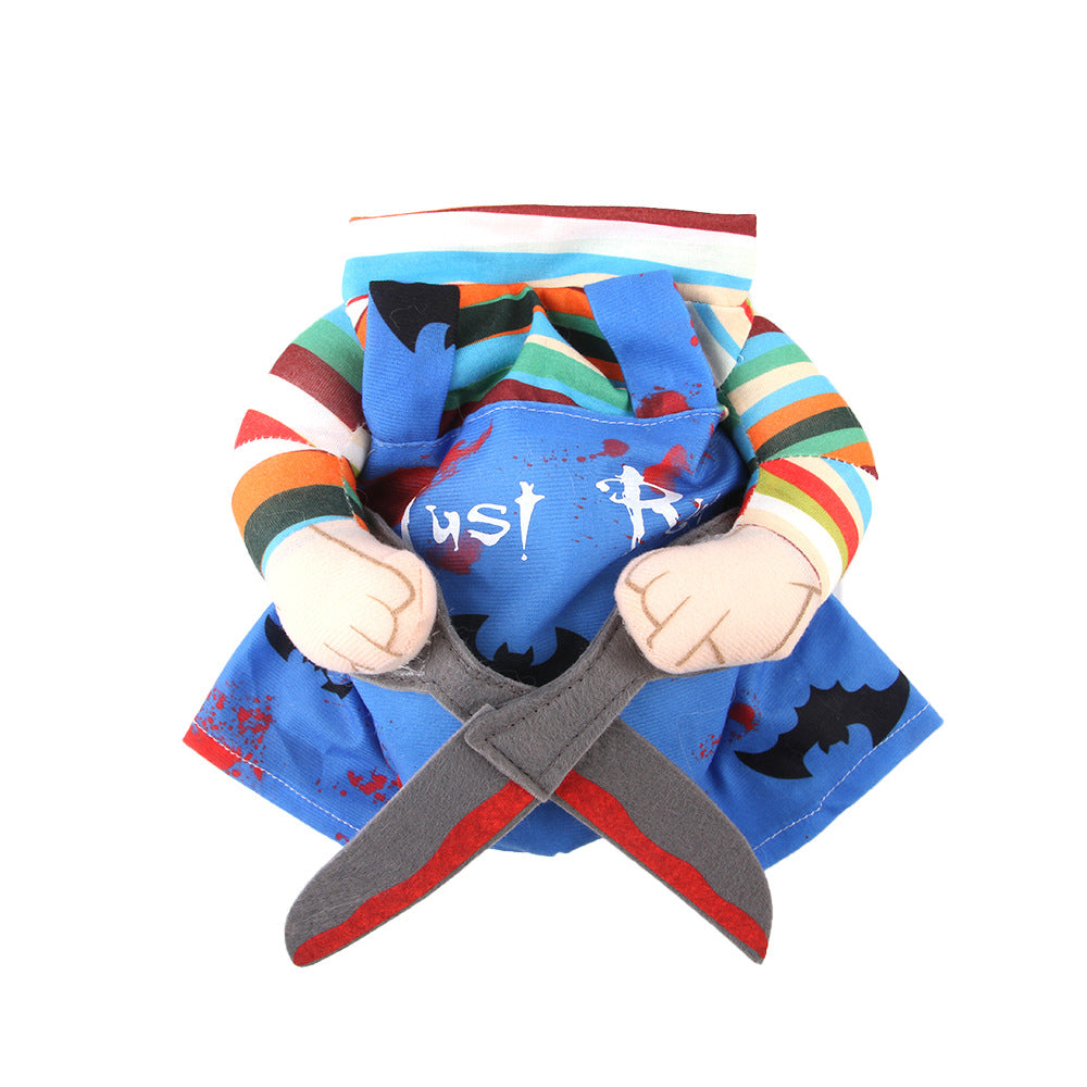 New Product Pet Halloween Scissors-Hand Funny Costume Cat With Scissors Funny Outfit Standing Transformation Costume