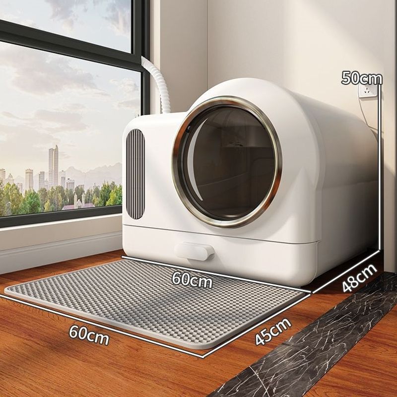 Smart Fresh Air Cat Litter Box With Automatic Odor Removal, Drawer-style Enclosed Cat Toilet, Odor-proof And Ventilated, Durable, Clearance Sale
