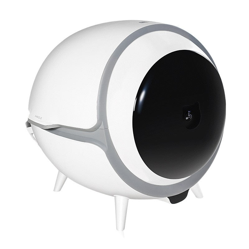 In Stock Automatic Cat Litter Box Intelligent Cat Litter Box Closed Cat Toilet Large Capacity Mobile Phone Remote One-button Shoveling Excrement
