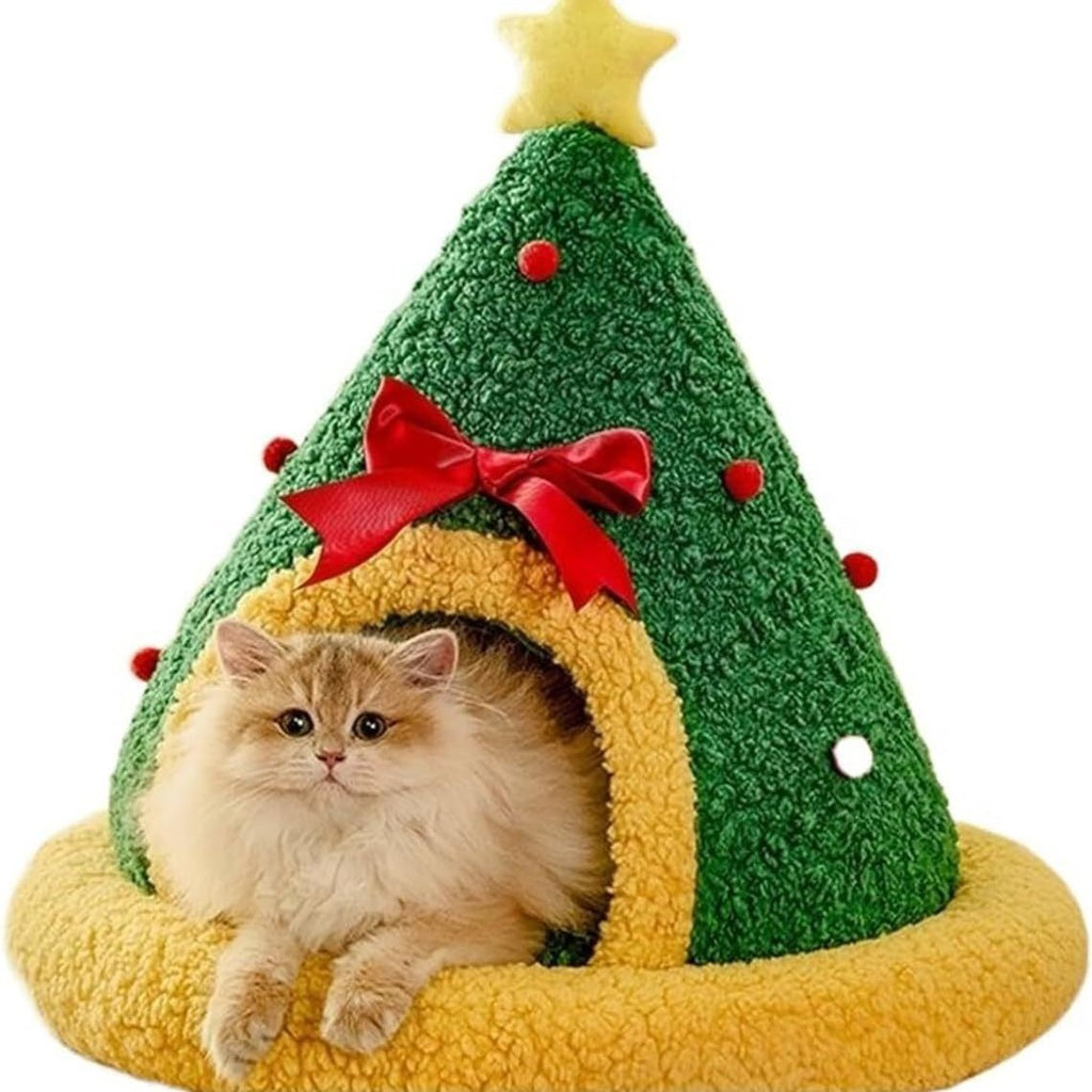 Creative Cat House, Winter Warm And All-Season Use, Enclosed Type With Fleece Lining And Thickened Design, Cat Tent House