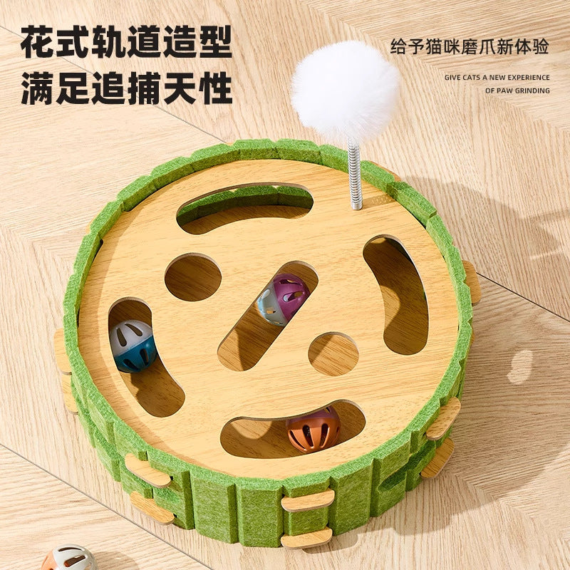 Cat Toy For Self-Entertainment, Boredom-Relief Maze Box, Durable And Non-Shedding Cat Scratching Post, Educational Toy Supplies