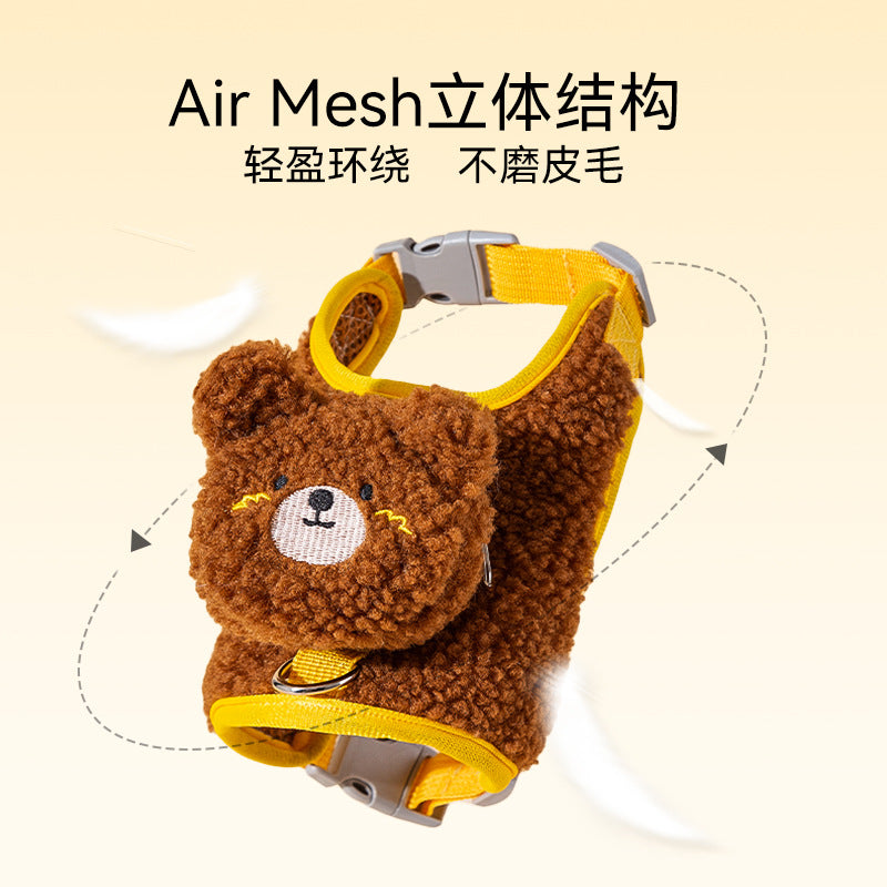 Cat Traction Rope Anti-break Out Special Cat Walking Rope Pet Strap Chain Adjustable Internet Celebrity Cat Walking Artifact
