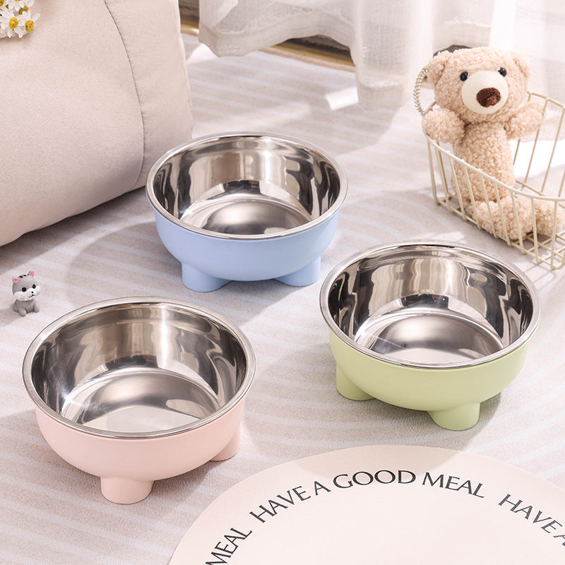 Daily Necessities Pet Bowl Dog Bowl Cat Bowl Pet Dog Basin Easy Cleaning Pet Supplies