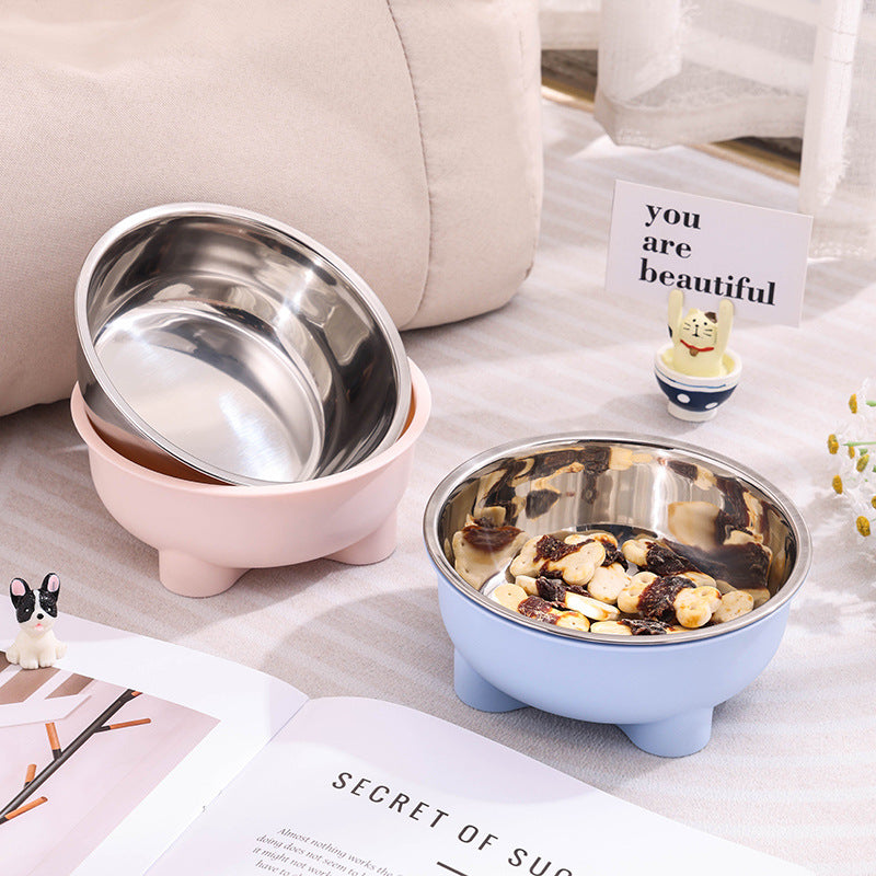 Daily Necessities Pet Bowl Dog Bowl Cat Bowl Pet Dog Basin Easy Cleaning Pet Supplies