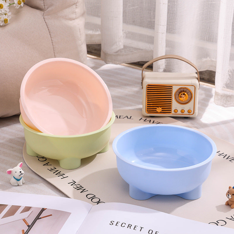 Daily Necessities Pet Bowl Dog Bowl Cat Bowl Pet Dog Basin Easy Cleaning Pet Supplies