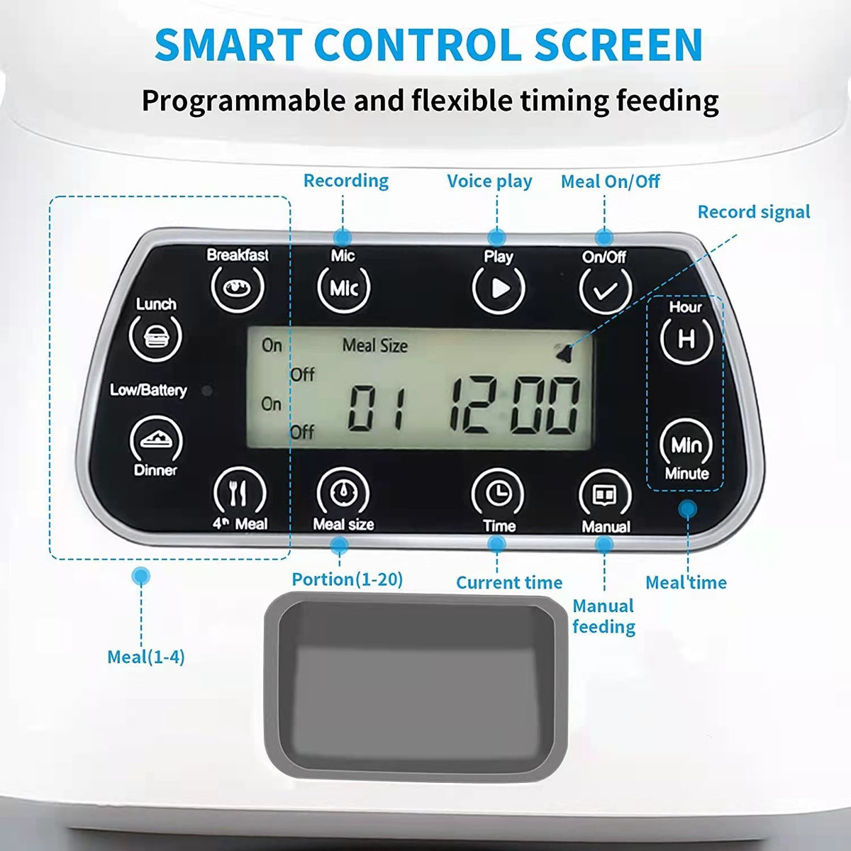 Elf Pet Feeder Automatic Feeder Fixed-point Feeder Manual Feeding WiFi Feeder