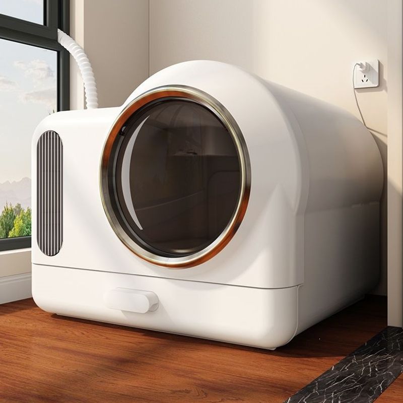 Smart Fresh Air Cat Litter Box With Automatic Odor Removal, Drawer-style Enclosed Cat Toilet, Odor-proof And Ventilated, Durable, Clearance Sale