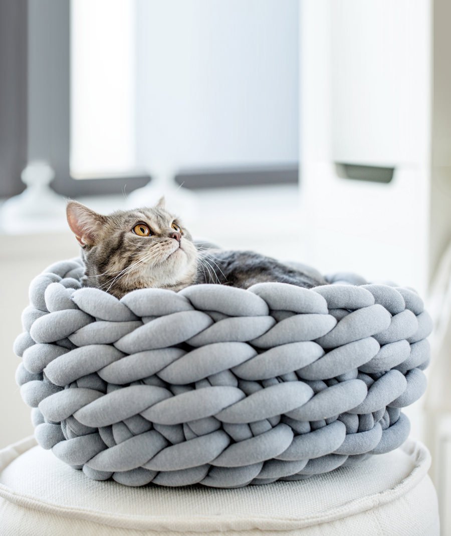 Knitting Nest Machine Washable Coarse Wool Pet Nest Filling Yarn Knitting Pet Nest