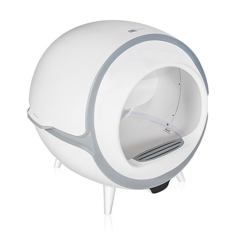 In Stock Automatic Cat Litter Box Intelligent Cat Litter Box Closed Cat Toilet Large Capacity Mobile Phone Remote One-button Shoveling Excrement
