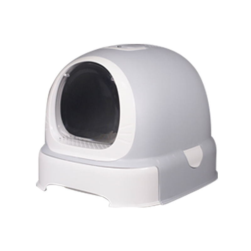 Cross-Border Meika Cat Litter Box, Closed Type, Extra-Large, With Roller Drawer, Intelligent Deodorization, Anti-Splash, Fully Automatic Cat Toilet