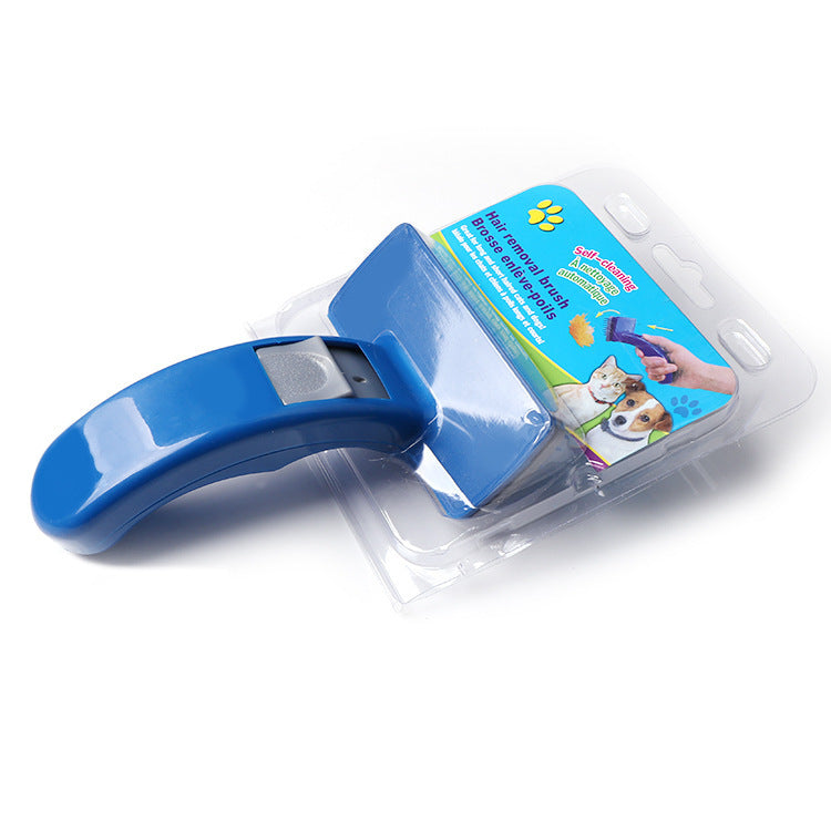 Pet Hair Removal Supplies Dogs One-click Hair Removal Comb Clean Up Flea Grooming Brush Automatic Pet Hair Removal Comb