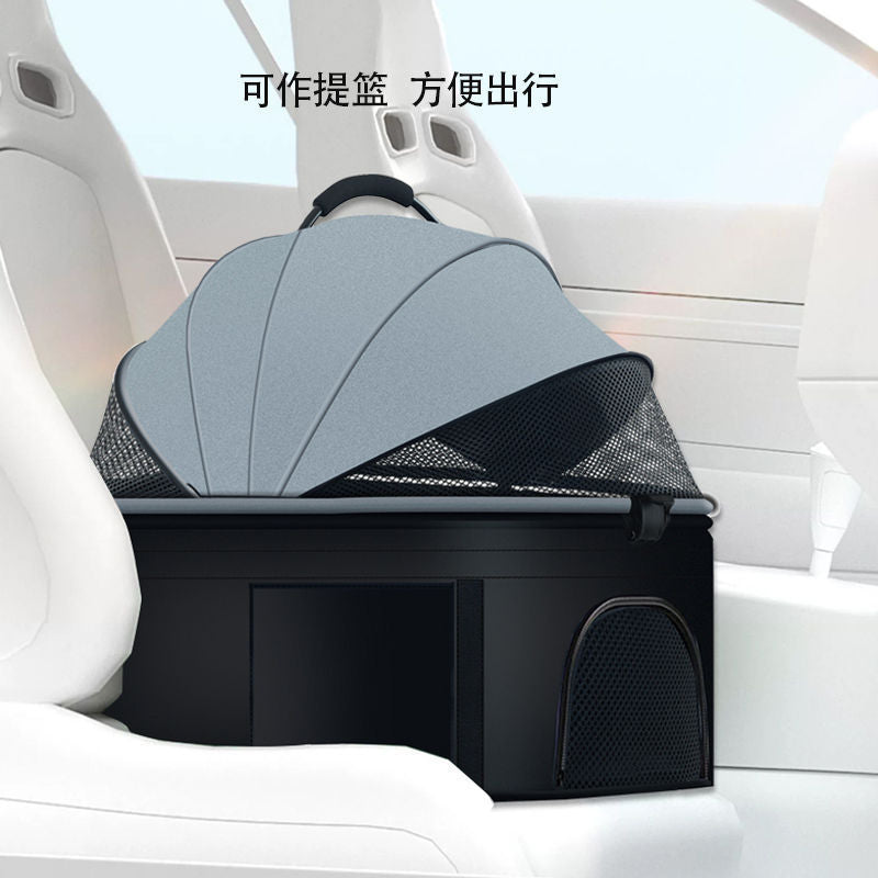 New Pet Car Lightweight Foldable Puppy Car Special Dog Walking Baby Medium Small Dog Cat Outing Supplies