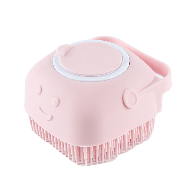 Silicone Bath Brush Soft Massage Brush Cat And Dog Universal Pet Brush Cleaning Soft Brush Multifunctional Bath Artifact