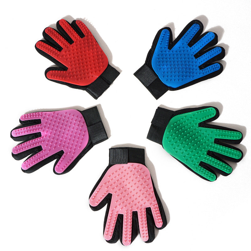 Silicone Pet Gloves Cats And Dogs Bathing Cat Supplies Combs Depilatory Brush Pet Gloves Brush
