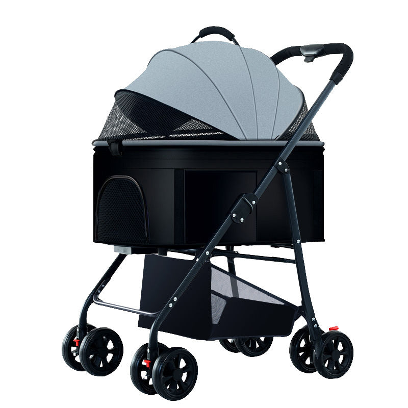 New Pet Car Lightweight Foldable Puppy Car Special Dog Walking Baby Medium Small Dog Cat Outing Supplies