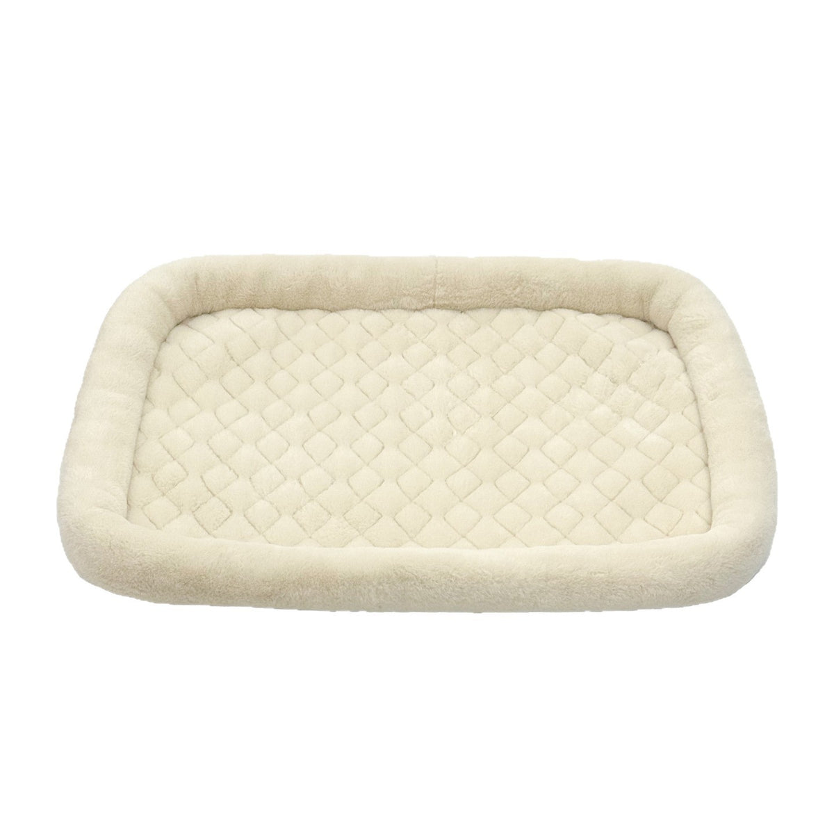 Imitation Rabbit Fur Cat Bed Winter Cat Sleeping Pad Quilted Bottom Machine Washable Cat Mat Plush Cat Bed Winter Warm Cat Bed