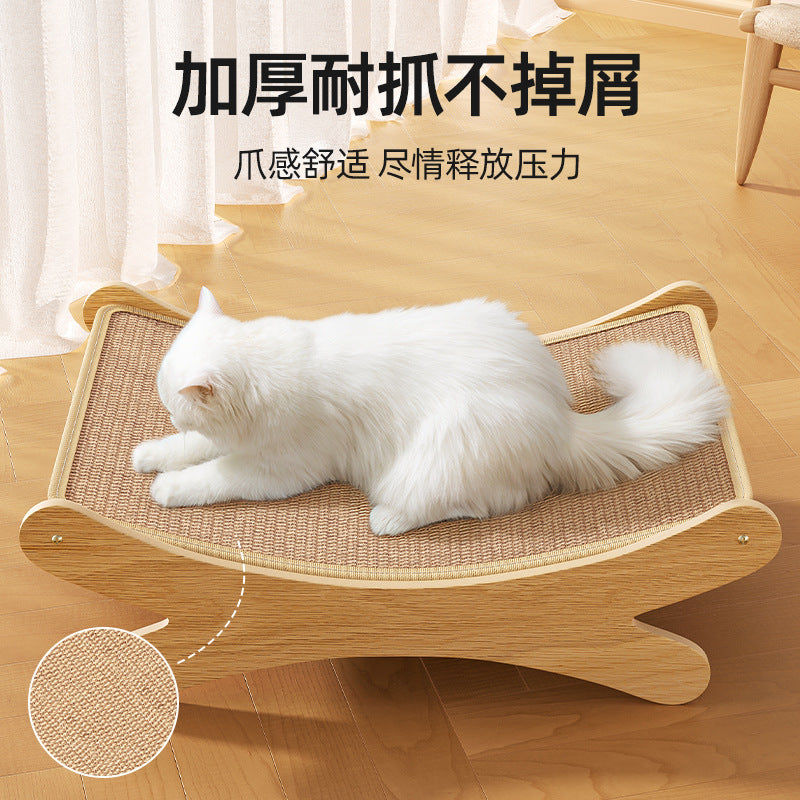Sisal Cat Scratching Board, Cat Nest, Integrated Super Large Cat Bed, Scratch-Resistant, Wear-Resistant, Non-Shedding Cat Toy, Recliner, Cat Claw Board